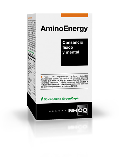 NHCO - AMINOENERGY - Fatiga física y mental, estimulante - 56 cápsulas
